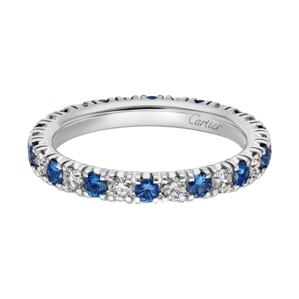 Étincelle de Cartier Wedding Band, 2.6 mm Width, Paved