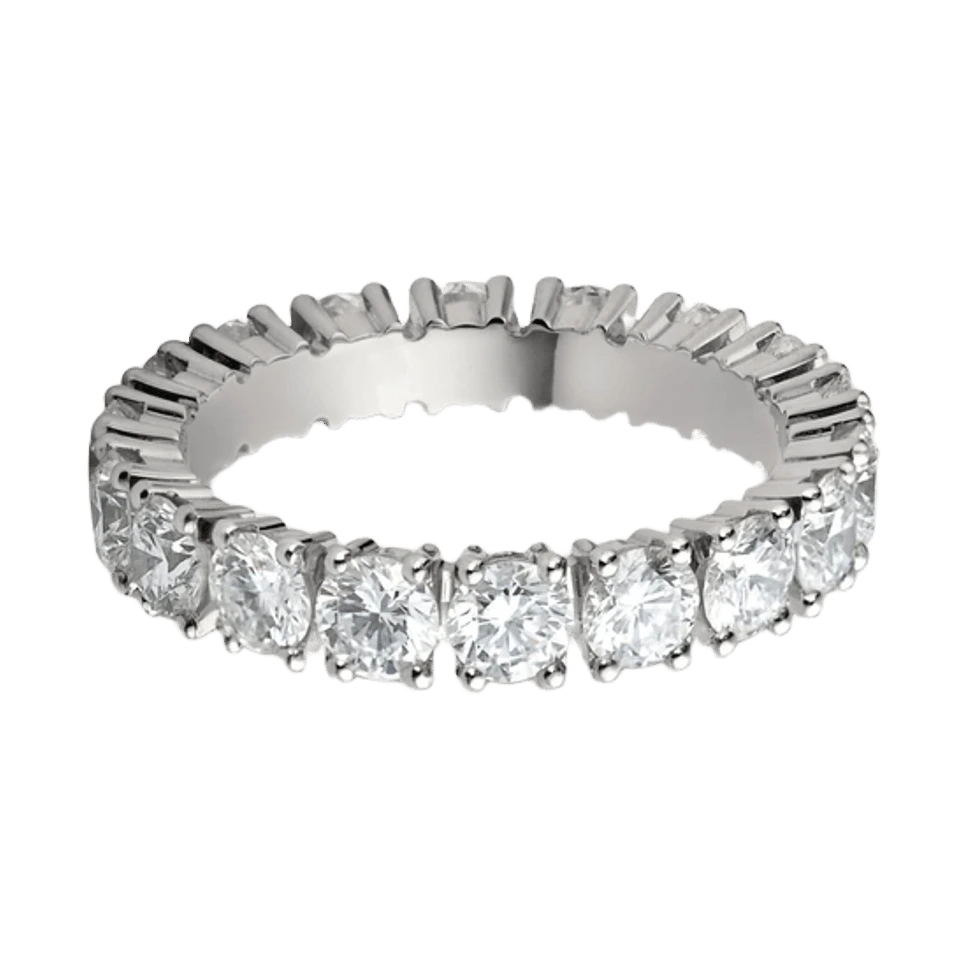 Cartier Destinée Wedding Band, 4.1 mm Width, Paved