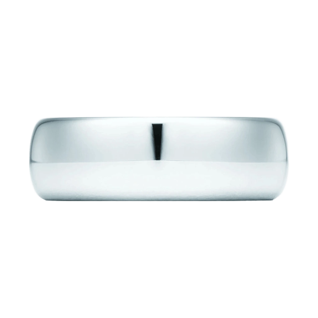 Tiffany Forever Wedding Band Ring in Platinum, 6 mm Wide