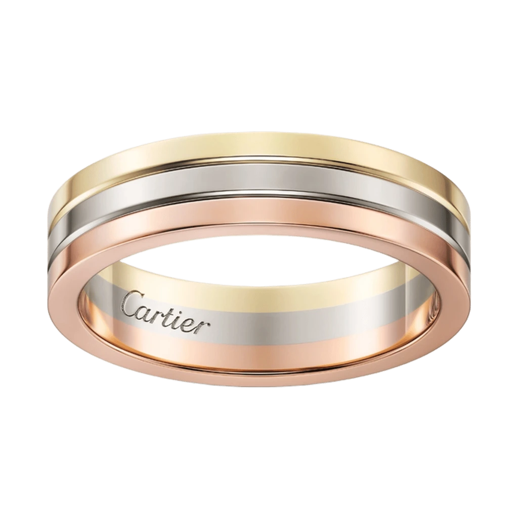 Vendôme Louis Cartier Wedding Band, 4.8 mm Width